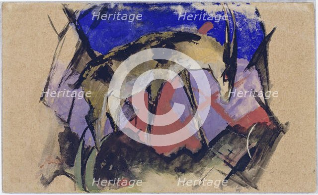 Antelope, 1913. Creator: Marc, Franz (1880-1916).