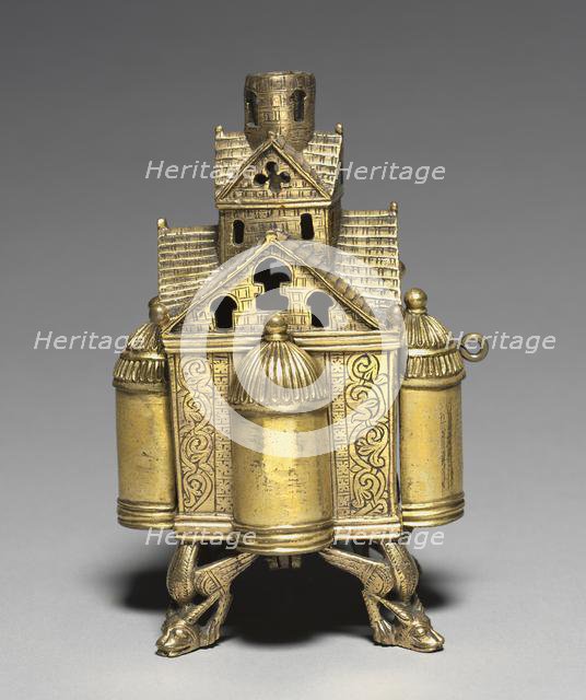 Incense Burner and Stand for an Altar Cross, 1150-1175. Creator: Unknown.
