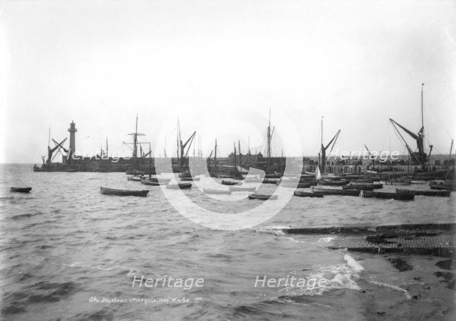 Margate Harbour, Margate, Kent, 1890-1910. Artist: Unknown