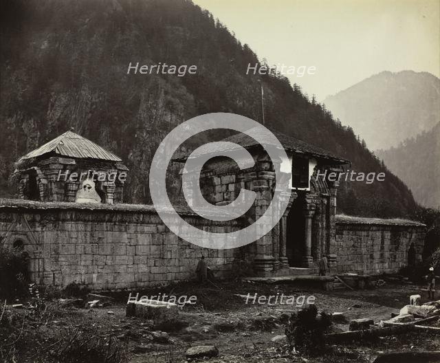 Temple at Naveshera, Kashmir, India, 1864. Creator: Samuel Bourne (British, 1834-1912).