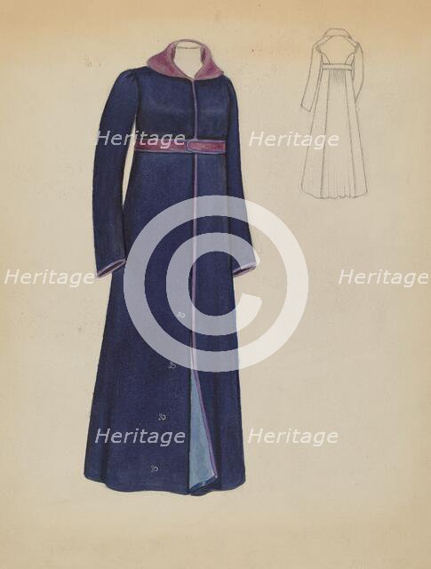 Coat, 1935/1942. Creator: Jessie M. Benge.