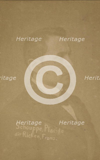 Schouppe. Placide. (dit Ricken, Franz). , 1889-94. Creator: Alphonse Bertillon.