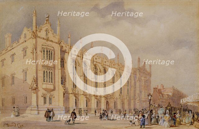 King Edward's School, Birmingham, 1833. Creator: David Cox the Elder.