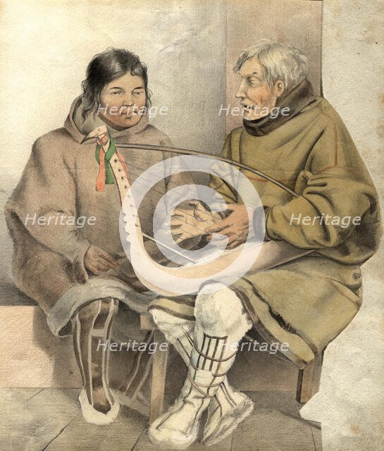 Two Khantas, 2nd half of 19th century. Creator: Mikhail Znamensky.