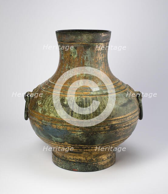 Wine Vessel (hu or zhong), Western Han dynasty (206 B.C.-A.D. 9), 2nd/1st century B.C. Creator: Unknown.