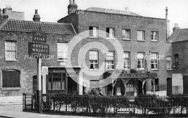 'The Flask' ale house, Highgate Village, London, 1926-1927.Artist: McLeish