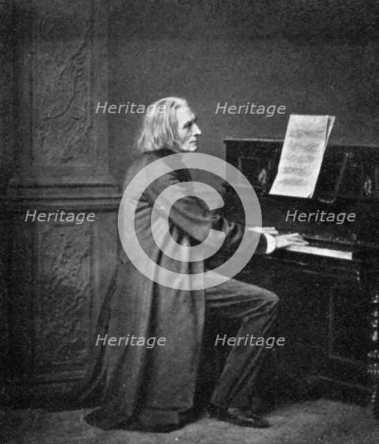 Franz Liszt, (1811-1886), Hungarian virtuoso pianist and composer, 1909. Artist: Franz Liszt Artist: Unknown