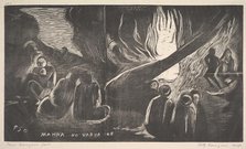 The Devil Speaks, 1893-94. Creator: Paul Gauguin.