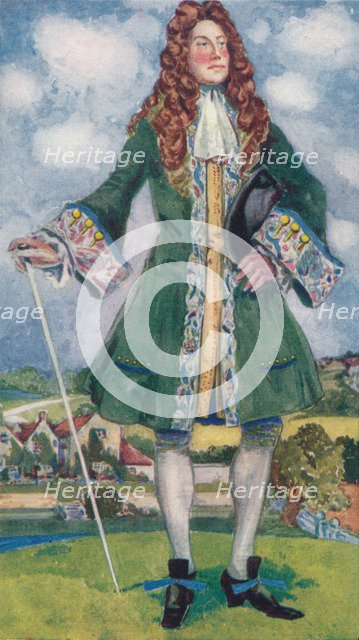 'A Man of the Time of William and Mary', 1907. Artist: Dion Clayton Calthrop.