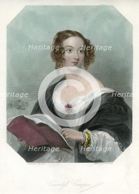 'Countess Cowper', c1865-1890Artist: John Hayter