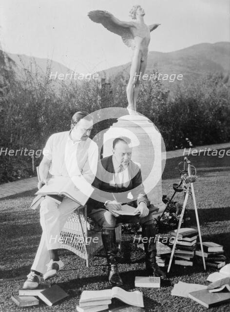 Douglas Fairbanks & Edward Knoblock, between c1915 and c1920. Creator: Bain News Service.