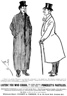 Advertisement for Poncelet's Pastilles, 1898. Creator: Unknown.