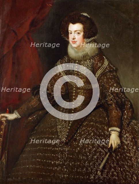 Portrait of Elisabeth of France (1602-1644), Queen consort of Spain.
