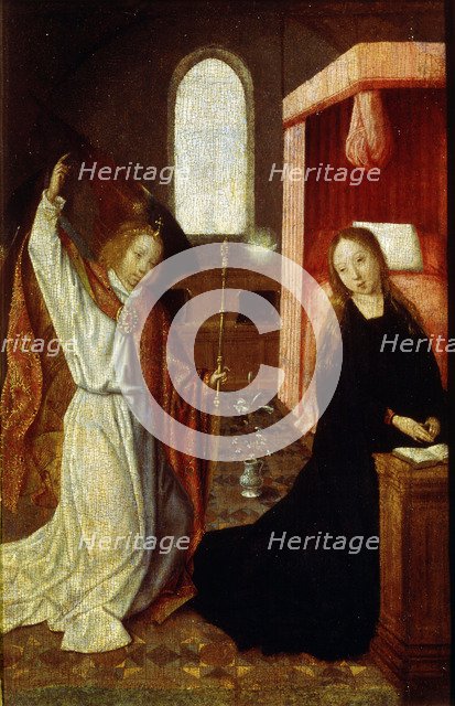 'The Annunciation', early 16th century.  Artist: Master of Hoogstraaten