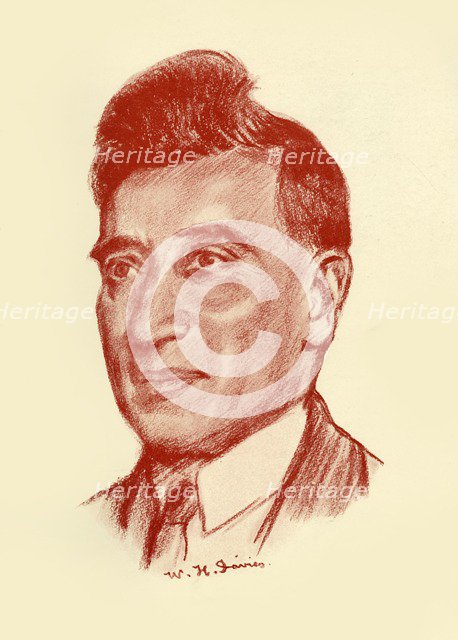 'W. H. Davies', 1928. Creator: Frank E Slater.