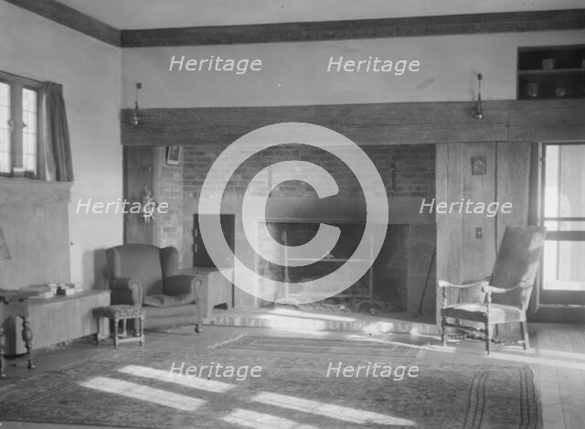 Residence of Thomas E. Martson, interiors, 1932. Creator: Arnold Genthe.