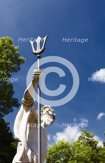Detail of a statue, Wrest Park, House and Gardens, Silsoe, Bedfordshire, c2000-c2017. Artist: Matt Munro.