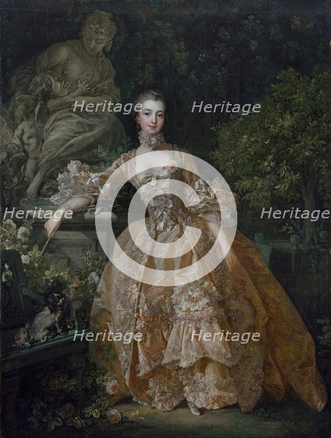 Madame de Pompadour, 1759. Creator: Boucher, François (1703-1770).