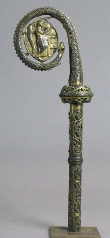 Crozier Head, French, 13th century. Creator: Unknown.