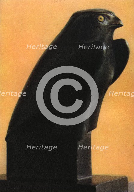 A Horus falcon, c600 BC (1936). Artist: Unknown