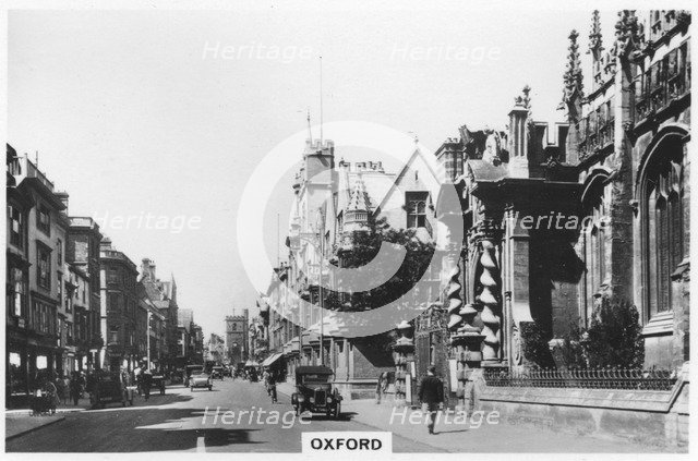 Oxford, 1937. Artist: Unknown