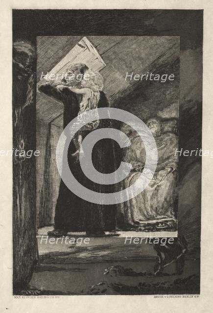 Vom Tode I, (Opus II, 1889) No. 9. Creator: Max Klinger (German, 1857-1920).