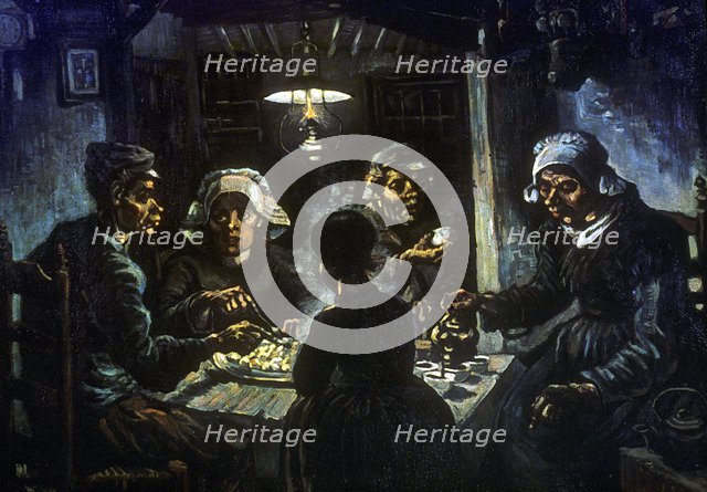 'The Potato Eaters', 1885. Artist: Vincent van Gogh