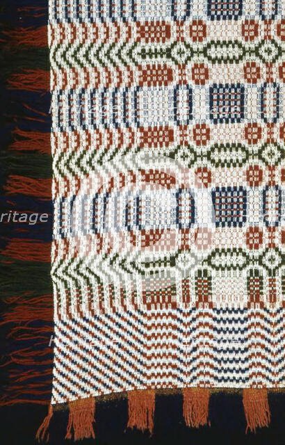 Coverlet, United States, 1820s/30s. Creator: Unknown.