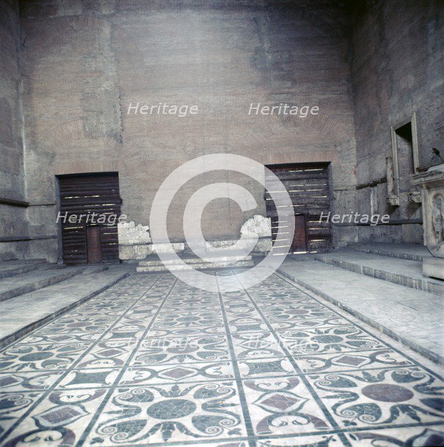 Curia of Diocletian, Interior of Senate House, Rome, c20th century. Artist: CM Dixon.