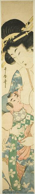 Mother Nursing Child, Japan, c. 1806/31. Creator: Kitagawa Utamaro II.