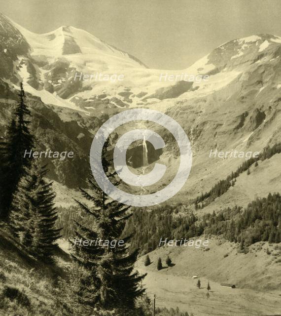 Waterfall at Käfertal in Ferleiten, Austria, c1935. Creator: Unknown.