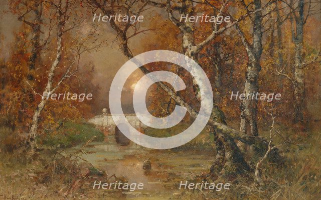 Neglected Park, 1883. Artist: Klever, Juli Julievich (Julius), von (1850-1924)