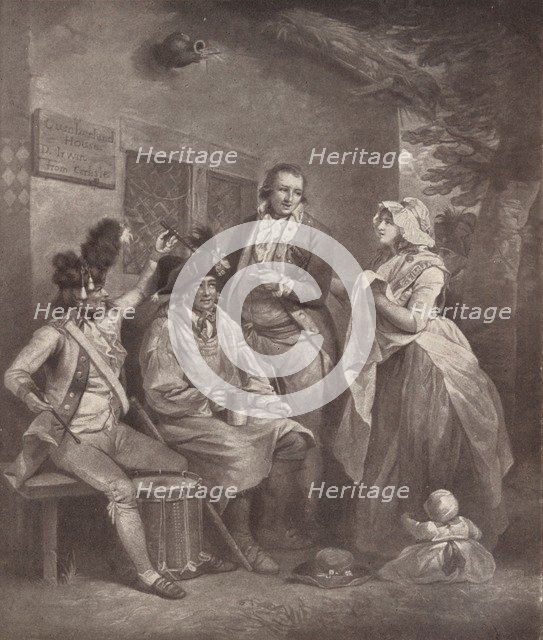 'Trepanning a Recruit', 1791 (1909). Artist: George Keating.