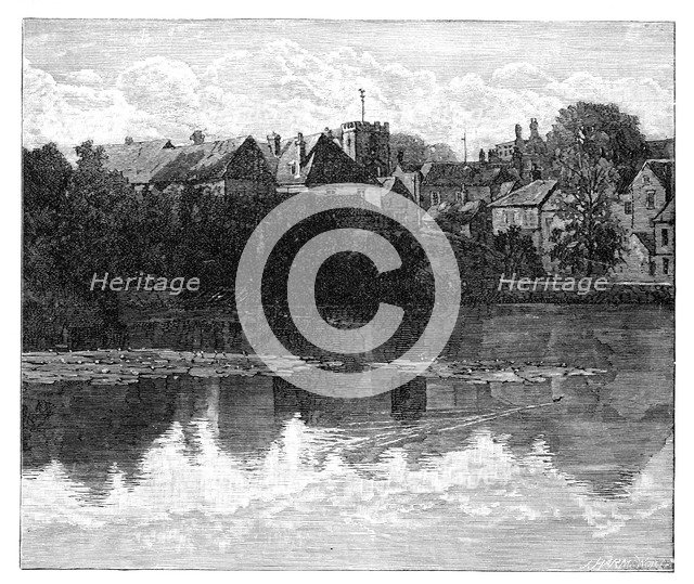 The birthplace of Richard Cobden, Midhurst, Sussex.Artist: J Harmsworth