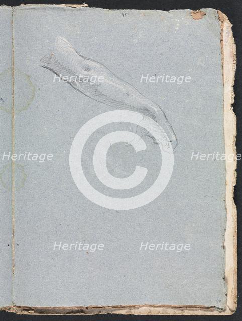 Verona Sketchbook: Right arm and hand (page 95), 1760. Creator: Francesco Lorenzi (Italian, 1723-1787).