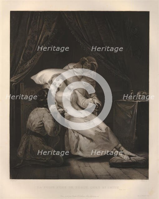 La jolie fille de Perth (Scene from "The Fair Maid of Perth" by Walter Scott). Creator: Schopin, Henri-Frédéric (1804-1880).