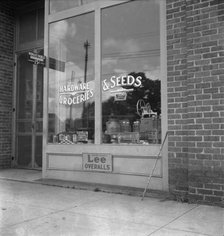 Hardware store, Silver City, North Carolina, 1939. Creator: Dorothea Lange.