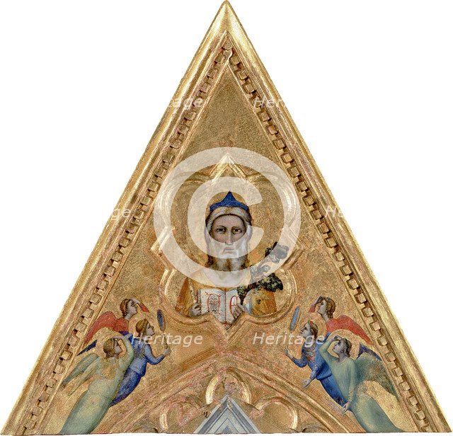 God the Father with Angels. (From the Baroncelli Polyptych).