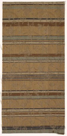 Textile Fragment, 1800s. Creator: Unknown.