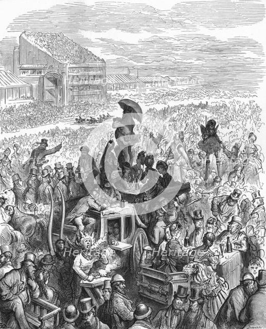 'At Lunch', 1872.  Creator: Gustave Doré.