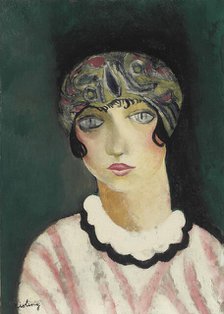 Portrait of Kiki de Montparnasse, 1924. Creator: Kisling, Moïse (1891-1953).