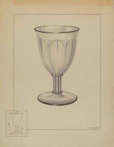 Goblet, c. 1936. Creator: Philip Johnson.