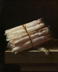 Still Life with Asparagus, 1697. Creator: Adriaen Coorte.