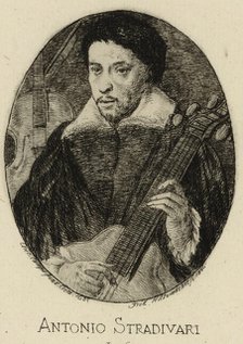 Antonio Stradivari (1644-1737), 1886. Creator: Hillemacher, Frédéric Désiré (1811-1886).