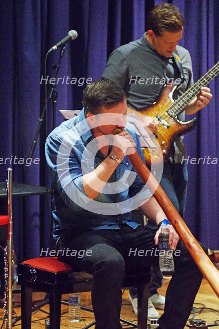 Paul Booth, Watermill Jazz Club, Dorking, Surrey, September 2015. Artist: Brian O'Connor.