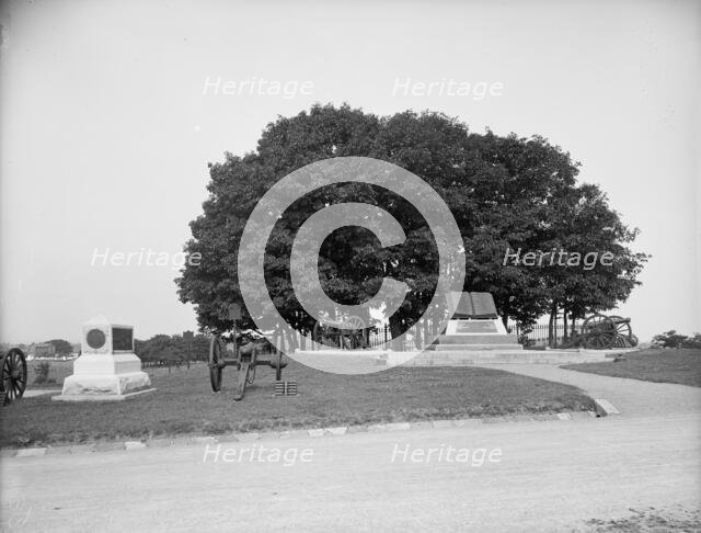 High water mark, Gettysburg, Pa., between 1900 and 1910. Creator: Unknown.