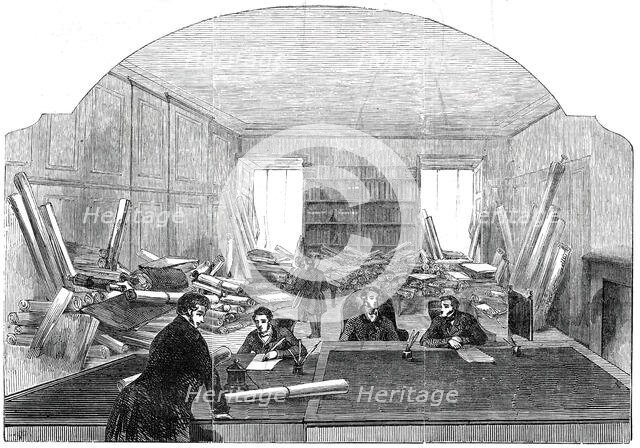 Railway Room, Office of the Board of Trade, 1845. Creator: Unknown.