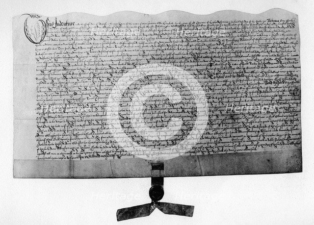 Indenture for the sale of land, signed by Guy Fawkes, early 17th century (1901). Artist: Unknown