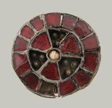 Disk Brooch, Frankish, first half 7th century. Creator: Unknown.