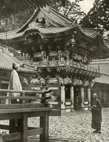 'The Yomei Gate at Nikko', 1910. Creator: Herbert Ponting.